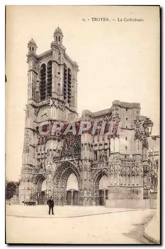 Cartes postales Troyes La Cathedrale