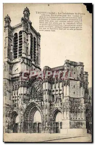 Ansichtskarte AK Troyes Aube La Cathedrale St Pierre