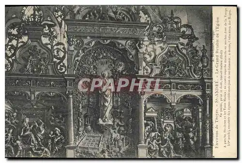 Cartes postales Troyes St Andre Le Grand Retable de l'Eglise