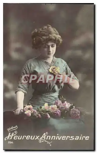 Cartes postales Heureux Anniversaire Femme