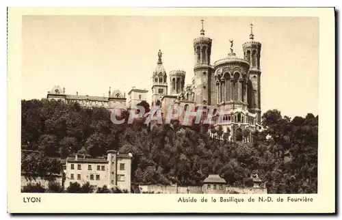 Ansichtskarte AK Lyon Abside de la Basilique de N D de Fourviere