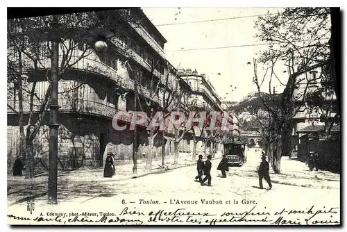 REPRO Toulon L'Avenue Vauban et la Gare