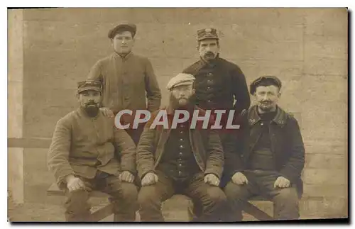 CARTE PHOTO Hommes Soldats Militaria
