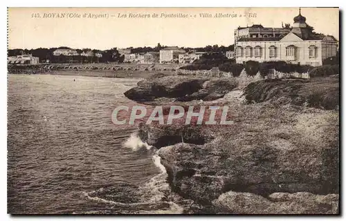 Cartes postales Royan Cote d'Argent Les Rochers de Pontaillac Villa Albatros