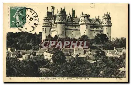 Cartes postales Pierrefonds Le Chateau Cote Nord