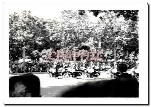 Photo Defile Paris Champs Elysees Militaria Moto