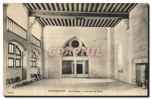 Cartes postales Pierrefonds Le Chateau Interieur de Salle