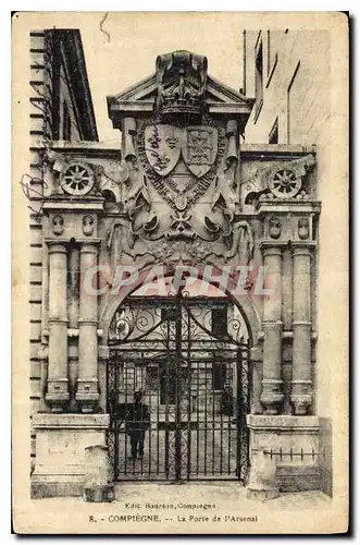 Cartes postales Compiegne La Porte de l'Arsenal