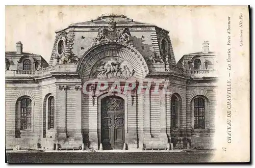 Ansichtskarte AK Chateau de Chantilly Les Ecuries Porte d'Honneur