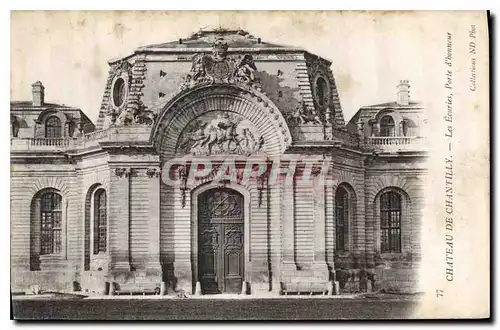 Cartes postales Chateau de Chantilly Les Ecuries Porte d'Honneur