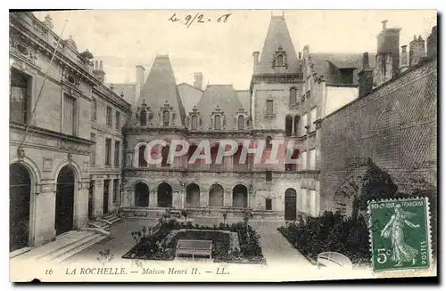 Cartes postales La Rochelle Maison Henri II