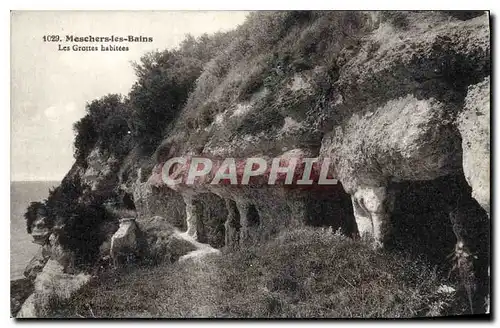 Cartes postales Meschers les Bains Les Grottes Habitees