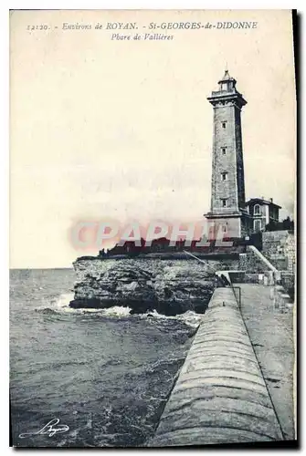 Cartes postales Environs de Royan St Georges de Didonne Phare de Vallieres