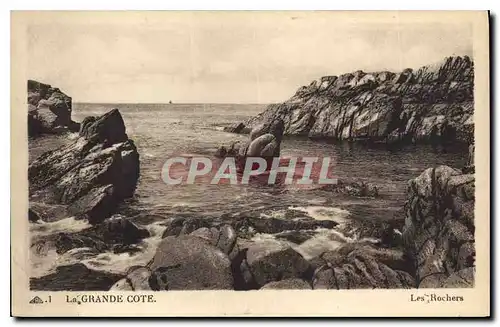 Cartes postales La Grande Cote Les Rochers