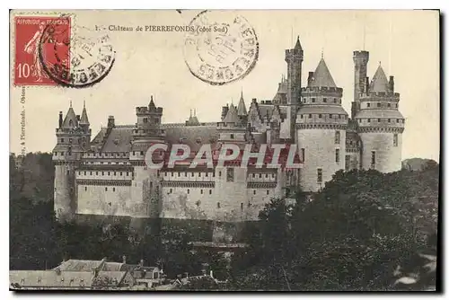 Ansichtskarte AK Chateau de Pierrefonds Cote Sud