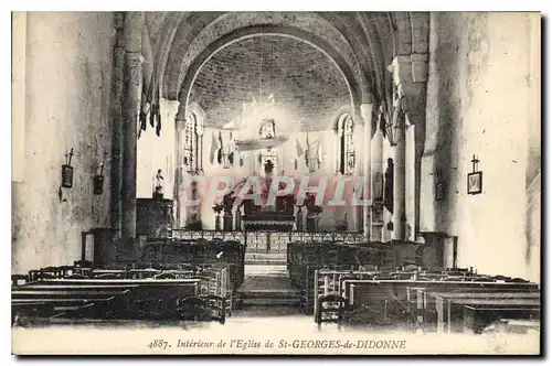 Cartes postales Interieur de l'Eglise de St Georges de Didonne