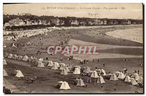 Cartes postales Royan Cote d'Argent La Grande Conche Vue generale