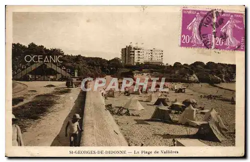 Ansichtskarte AK St Georges de Didonne La Plage de Vallieres Parx Oceanic