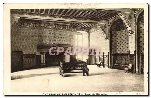 Cartes postales Chateau de Pierrefonds Salon de Reception