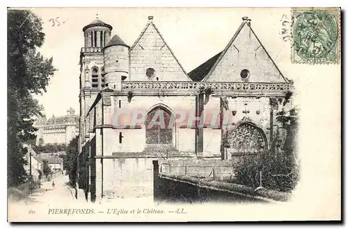 Cartes postales Pierrefonds L'Eglise et le Chateau