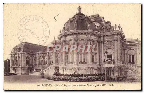 Cartes postales Royan Cote d'Argent Casino Municipal