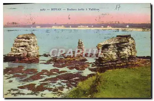 Cartes postales Royan Rochers Isoles a Vallieres