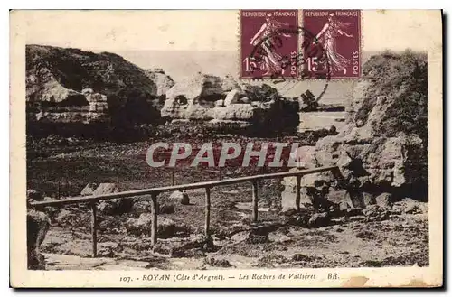 Cartes postales Royan Cote d'Argent Les Rochers de Vallieres