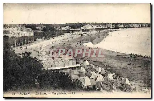 Ansichtskarte AK Royan La Plage Vue Generale