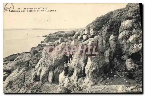 Ansichtskarte AK Environs de Royan Ascension aux Rochers de Vallieres