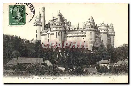 Ansichtskarte AK Pierrefonds Le Chateau Facade est