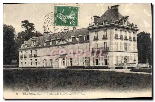 Cartes postales Rethondes Chateau de Sainte Claire