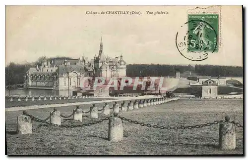 Ansichtskarte AK Chateau de Chantilly Oise Vue generale