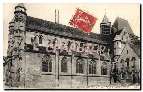 Ansichtskarte AK Compiegne L'Eglise Saint Antoine