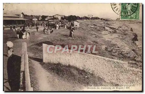 Cartes postales La Grande Cote Arrivee du Tramway de Royan