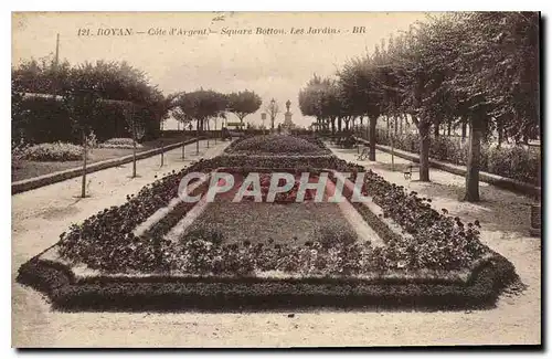 Ansichtskarte AK Royan Cote d'Argent Square Botton Les Jardins