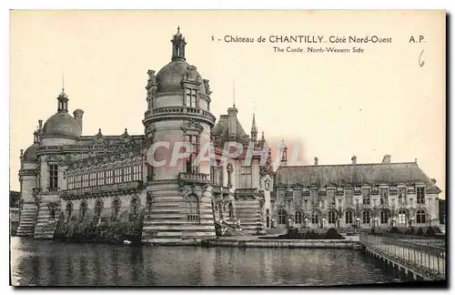 Ansichtskarte AK Chateau de Chantilly Cote Nord Ouest