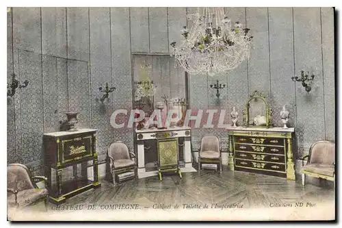 Cartes postales Chateau de Compiegne Cabinet de Toilette de l'Imperatrice