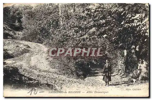 Cartes postales Bagneres de Bigorre Allees Dramatiques