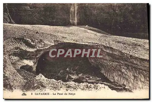 Cartes postales Gavarnie Le Pont de Neige