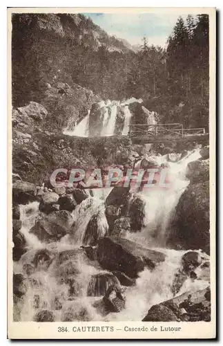 Ansichtskarte AK Cauterets Cascade de Lutour