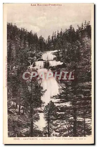 Ansichtskarte AK Cauterets Cascade du Pont d'Espagne