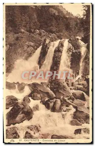 Ansichtskarte AK Cauterets Cascades de Lutour