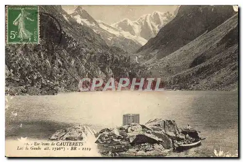 Cartes postales Environs de Cauterets Lac de Gaube