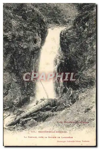 Cartes postales Bagneres de Bigorre La Cascade pres la Source de Labassere