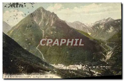 Cartes postales Cauterets Vue generale prise la Reine Hortense