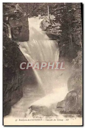 Cartes postales Environs de Cauterets Cascade du Cerisey