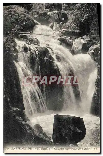 Cartes postales Environs de Cauterets Cascade superieures de Lutour