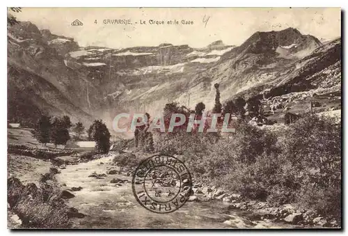 Cartes postales Gavarnie Le Cirque et le Gave