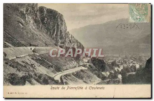 Cartes postales Route de Pierrefitte a Cauterets