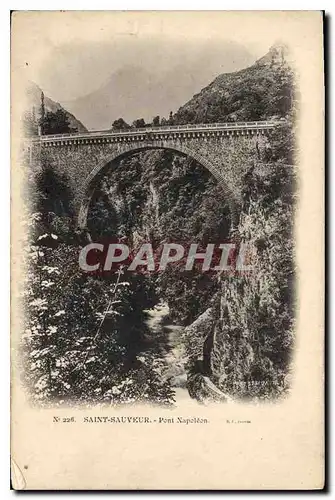 Cartes postales Saint Sauveur Pont Napoleon